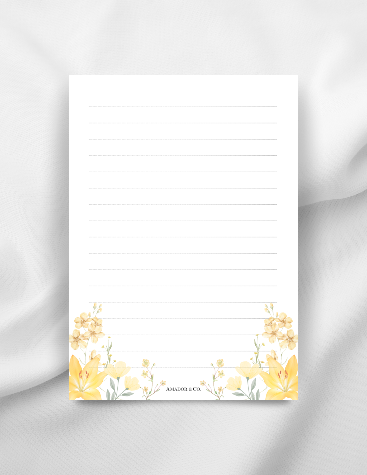 4100 | Signature Note Pad (Lined)