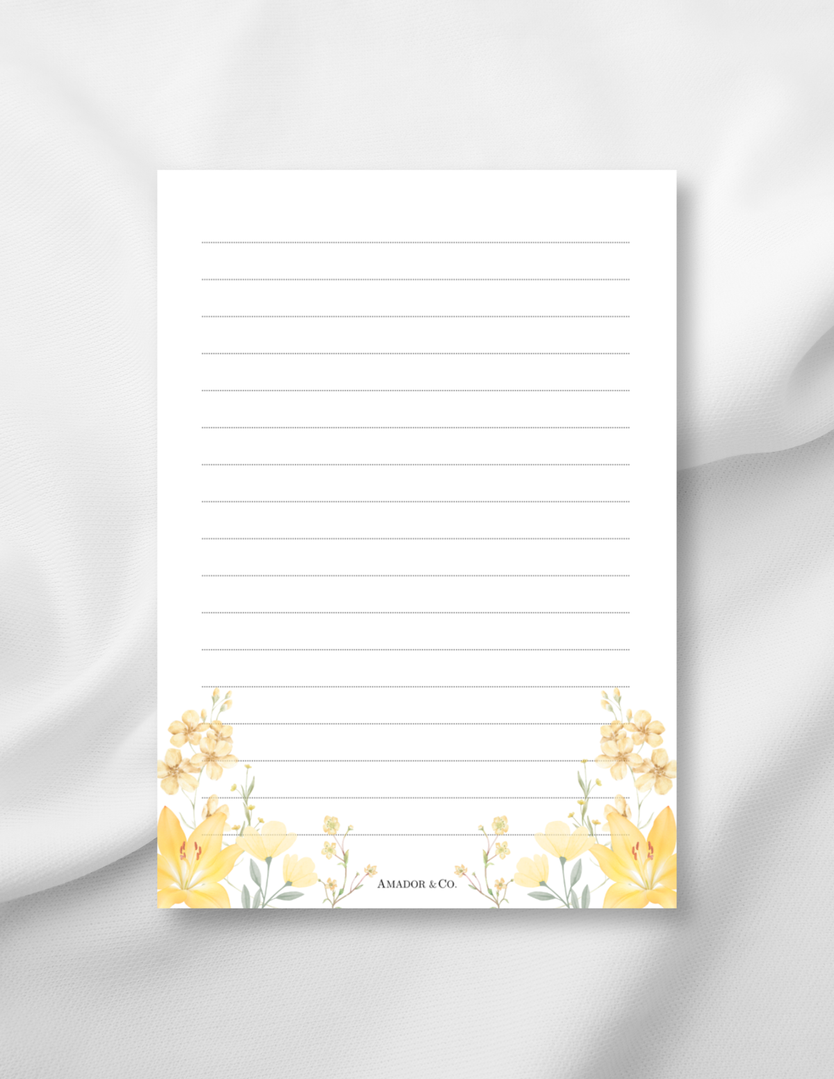 4100 | Signature Note Pad (Lined)